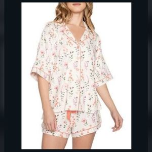 Two piece floral pajama set